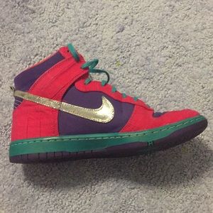 Custom Nike ID high tops size 9